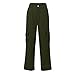 Women Comfortable Drawstring Pants with Pockets Fashion Loose Wide Leg Trousers High Waist Casual Sweatpants Army Green