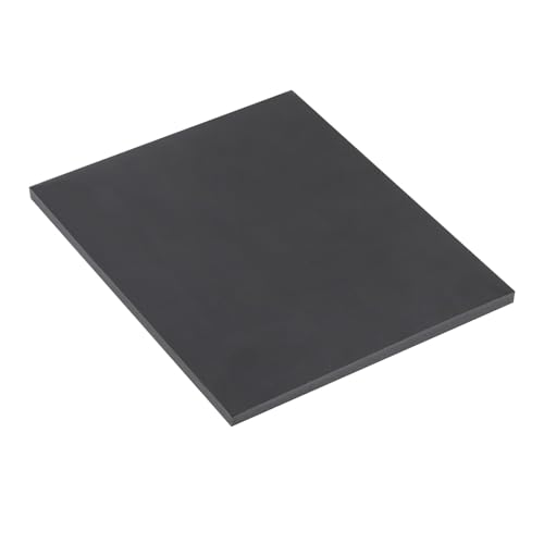 Image of Expanded PVC Plastic Sheet 5 /16 inch Thick, 5 inchx7 inch Lightweight Rigid Foam Sheet, [for Crafts Signage Displays Digital Screen Printing] - Black / 1 Pcs