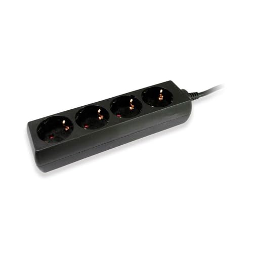 Multiprise - 4 Prises, pour onduleurs, 1,1 m de Longueur, Permet de Multiples connexions électriques de manière sûre et Efficace.