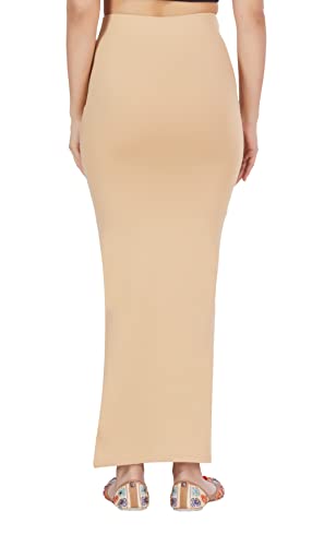 Image of Studio Shringaar Women's Pure Cotton Stretchable Saree Shapewear Petticoat