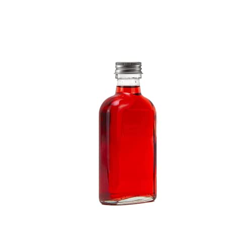slkfactory 20 Bouteilles en Verre vides 100 ML taschi avec Fermeture à vis remplir soi-même 0,1 l L Liqueur Schnaps Bouteilles de vinaigre Bouteilles Huile de - Image 6