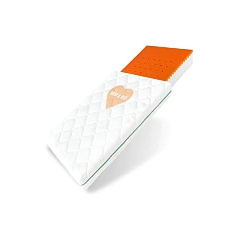 BestCare Visco Junior Kindermatratze Babymatratze Matratze Kaltschaummatratze 80x160 x13cm Viskoelastische Memory-Schaum waschbarer Aloe Vera Bezug Standard 100 by Oeko-TEX Cover