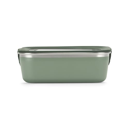 Klean Kanteen Rise Food Box - Lunch - Reusable Food Container for Meal Prep, Lunch & More - Stainless Steel Construction - Dishwasher Safe - Sea Spray, 23 oz