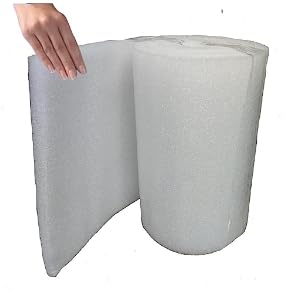 EP EPE Foam 10MM Roll/Sheet (24 Inches X 6 Feet Length) White Color (Set of 1 Roll)