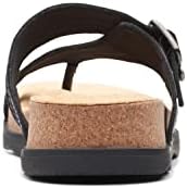 Clarks Brynn Madi Flat Sandal, Black Leather, 8.5 Medium | Image 2