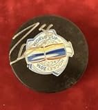 Mats Zuccarello Signed Puck 2016 World Cup Model Logo NY Hockey Autograph TPG - Autographed NHL Pucks