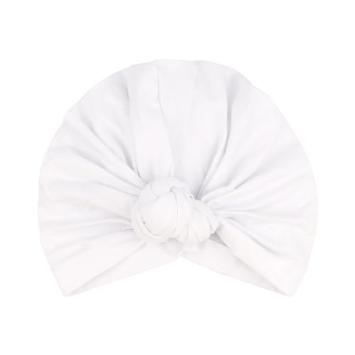 Image of DRESHOW 5 Pack Knotted Headwraps for Women African Turban Pre-Knotted Beanie Headwraps Hair Covers