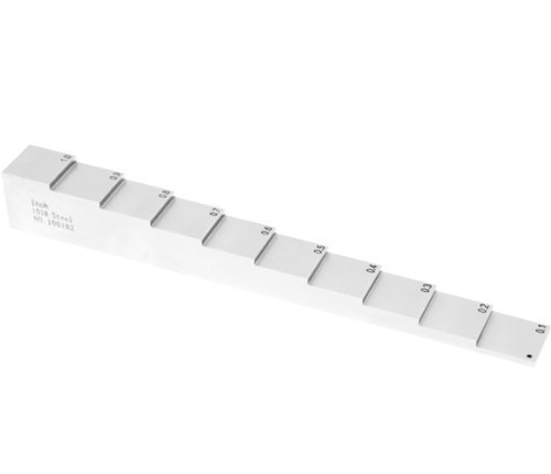 Bloque de Calibración de 10 Pasos para Medidor de Espesor Ultrasónico 0.100" a 1.000"