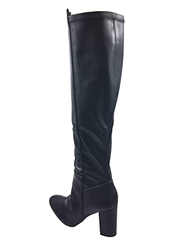 Top Moda Womens Classy High Heel Knee High Boots, Black, 6.5 #TOP2