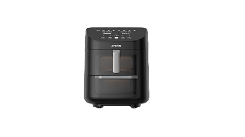Brandt - FRIAF2V - frieteuse sans huile - Airfyer vertical double cuve - 1850 W - 11 L - 8 programmes auto - Ecran LED
