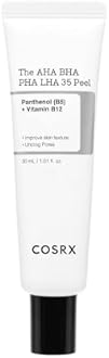 AHA BHA PHA LHA 35% Peel 1.01 fl. oz / 30 ml, Chemical Exfoliating Peeling Gel for Dull, Rough, Oily skin with Clogged Pored & Dead Skin Cells, Highly Concentrated
