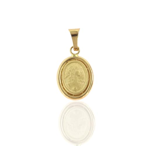 Colgante camafeo de oro amarillo para regalar en aniversarios especiales