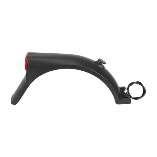 Guardabarros trasero para scooter eléctrico con luz trasera y protector contra salpicaduras 5