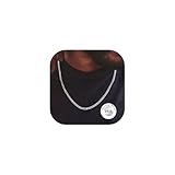 Silver Chain Necklace for Men Jewellery 925 Sterling Silver Necklace Chain 5mm 20 inch Cuban Chain Gift