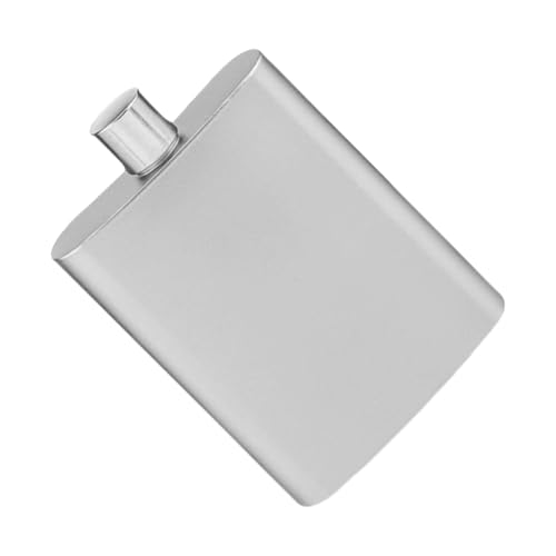 金属ヒップフラスコ小さな漏れ防止容器 100 ミリリットルウイスキーワインポットスクエアポケットビール容器ポータブル箸置きポケットウイスキーワインポット
