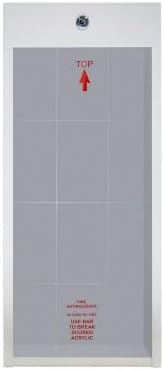 Williams Brothers C999 10LB Surface Mounted Classic Series Fire Extinguisher Cabinet, White