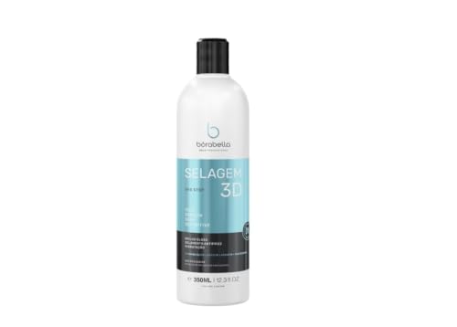 Selagem Borabella Semi-definitiva Sem Formol 350ml - Progressiva Profissional Efeito Liso Natural e Brilho Espelhado