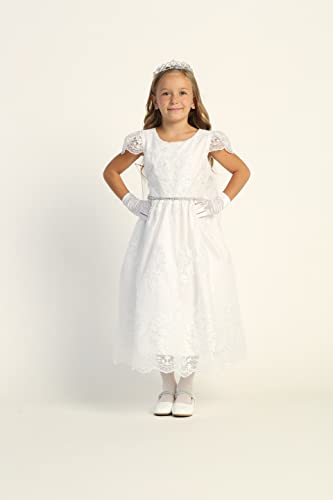 Made in USA - Plus Size First Communion Dress for Girls - 1st Holy Communion Dresses - Vestido Primera Comunion para Niña2