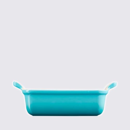Image of Le Creuset Heritage Rectangular Dish, Stoneware, 19 cm, 1.1 litres, Teal, 71102191700001