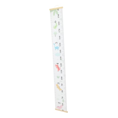 BRIGHTFUFU Height Chart Wall Decor Hanging Ruler for Boys Unique Cartoon Design Removable Growth Measurement Canvas for Playroom Nursery Kindergarten