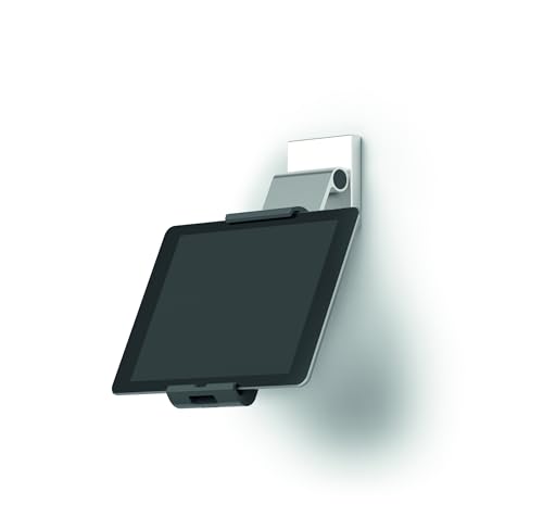 Durable Mountable Tablet Holder, Silver/Charcoal Gray by Durable - Used condition - US$19.26