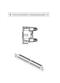 Patch Panel, Cat5e HD Patch Panel, 24 Ports, Cat5e, 1U