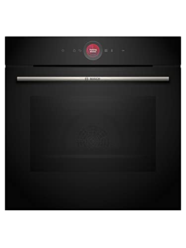 Bosch HBG7741B1, Serie 8 Smarter Einbau-Backofen, 60 x 60 cm, Made in Germany, Schwarz, Pyrolyse &...