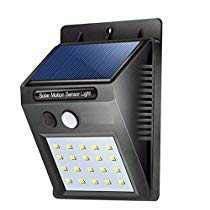 Nurture Sustainable Technologies 20 Led Solar Motion Sensor Light, Outdoor Weatherproof for Driveway Garden Path Yard, Multicolor (5)