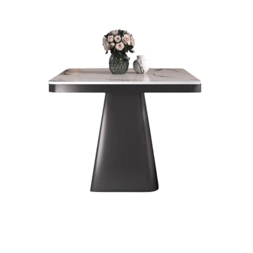 eexbz Sofa Sofa Side Table Small Coffee Table Simple Living Room Balcony Bedroom Square Rock Plate Side Table Sofas for Living Room(A,50x50x52cm)