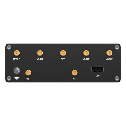 Image of Teltonika RUTM50 RUTM50000000 Industrial 5G Cellular Router, Dual SIM Router with Wi-Fi 5, 5X Gigabit Ethernet, GNSS, SA /NSA 5G & 4G LTE Connectivity, Remote Management & VPN, North America Version