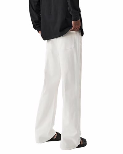 TEGIAS Men's Bell Bottom Jeans Pants, 70s Outfits, Disco Flared Jeans4