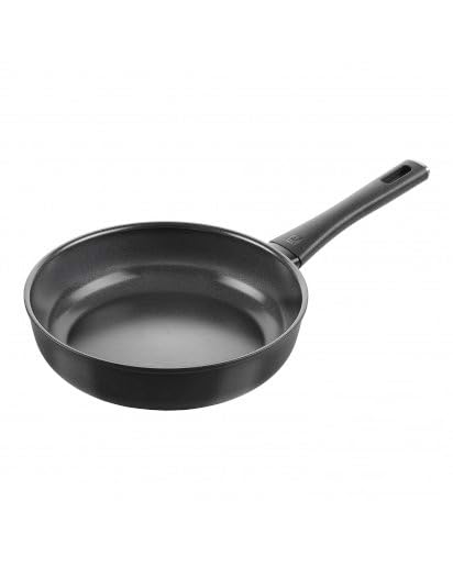 Zwilling Madura Plus - Sartén alta (aluminio, revestimiento cerámico reforzado con titanio, antiadherente, 28 cm)