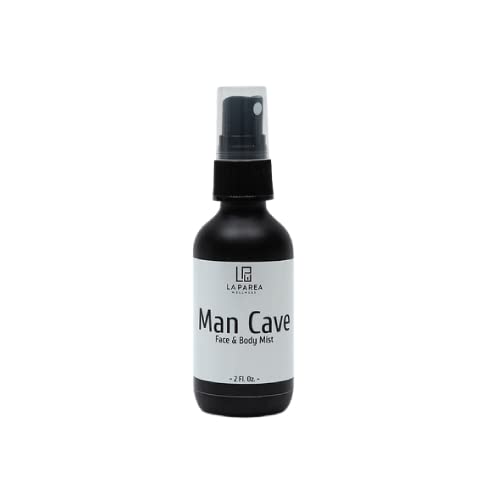 Man Cave face and body mist, men's fragrances, gifts for men, mens cologne, room spray and face spray. after shave, patchouli essential oil, ginger oil, cedarwood essential oil