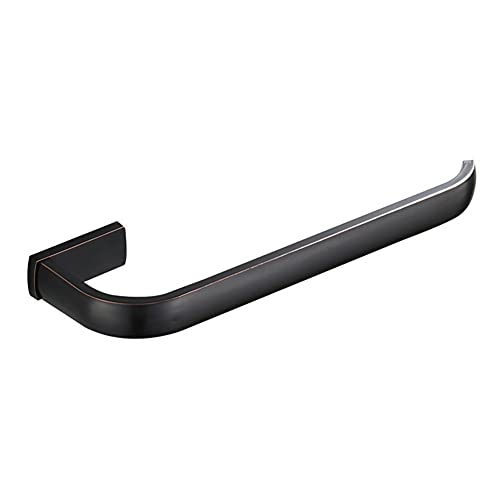 Porte-serviettes or et bronze pour une salle de bain ordonnée