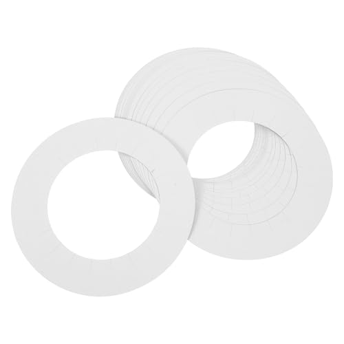 KICHOUSE Almohadillas de Papel para Calentador de Cera 20 Unidades en Color Claro, Juntas a Prueba de Derrames, Accesorio Duradero para Máquina de Depilación, Suministros de Depilación