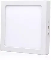 Painel Plafon Led 25w Sobrepor Quadrado Branco Frio 6500k Bivolt Gesso Teto Led