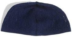 Mens TAQIYAH Skull Cap-Kufi HAT Breathable and Light Weight Prayer TOPI