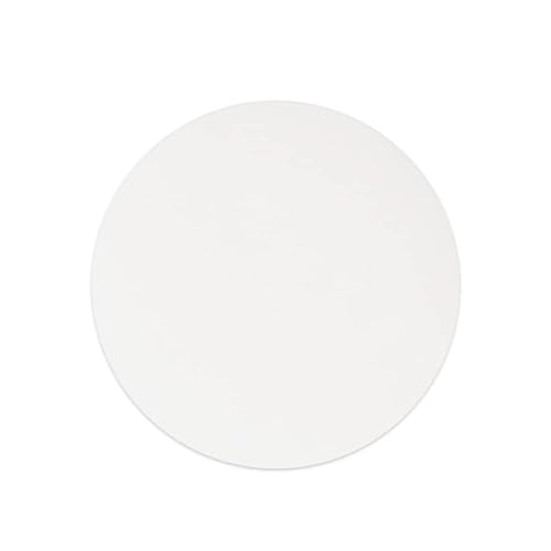 Miniatura 5 de stonylab Papel de filtro cualitativo, 100 paquetes de papel de filtro de celulosa de flujo lento con retención de partículas de 10 micras, diámetro