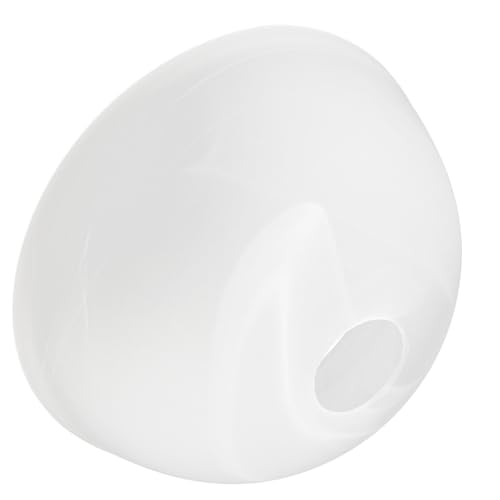 CRAFTHROU Paralume in Vetro per Piantana Design Semplice e Installazione Pratica, Luce Diffusa per Ambienti Interni come Soggiorno e Ufficio