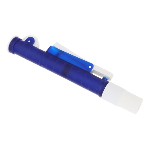 NOLITOY 高精科学用移液器ポンプ 青色 手動液体吸引器 耐薬品性ラボ用液体移送ツール