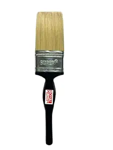 super brush 2 inch (50mm) Paint Brush for Wall Painting Oil Painting Canvas Painting Enamel Painting Water Based Painting, and for Cleaning Delicate Item (Black)