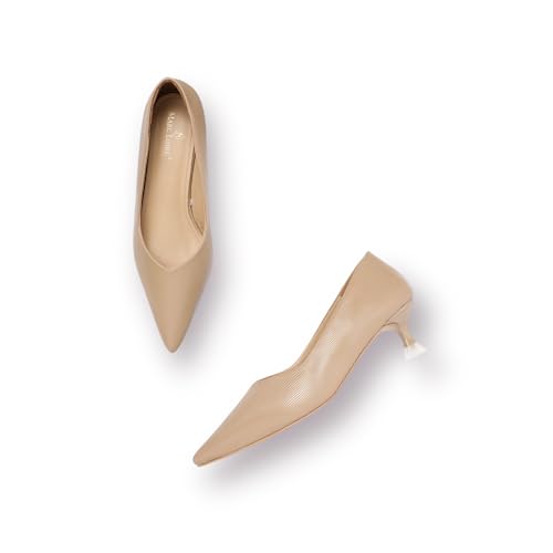 Image of Marc Loire Women's Kitten Heel Pump Shoes for Formal and Office Wear