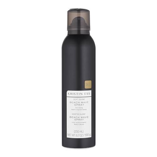 Kristin Ess Spray pour cheveux Soft Shine Beach Wave Spray | Soin capillaire de qualité supérieure pour des vagues de surfeur parfaites et des boucles naturelles comme sur la plage | Tous les types de