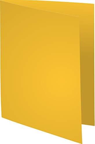 Exacompta 850000E Okładka na dokumenty SUPER 60 g/m² - teczki z certyfikatem PEFC - rozmiar 22 x 31 cm dla formatu A4 - 250 sztuk 5 różnych pastelowych kolorów
