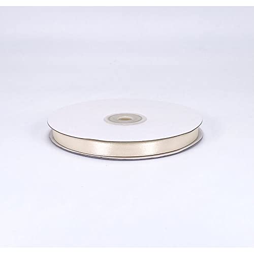 Nastro Doppio raso AVORIO 10 mm x 50 metri