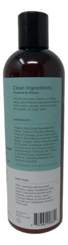 Merlinsmart Kin And Kind Natural Dog Cat Shampoo And Conditioner Combo - Oatmeal Lavender Shampoo, Unscented Shea Butter Moisturizing Conditioner (12 Ounces) - Plus Rope Toy And Fun Animal Facts Booklet Bundle thumb #3