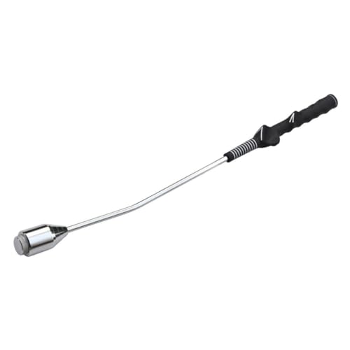 BESPORTBLE Swing Grip Practice Tool Warm Up Training Aid for Golfers Right Handed Swing Trainer with Weighted Shaft for Muscle Building and Grip Essentials