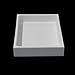Extra-Large PTFE PEFT Square Plate - Chemical-Resistant Polytetrafluoroethylene Tray for Industrial Use, 1pc(300x200x200mm)