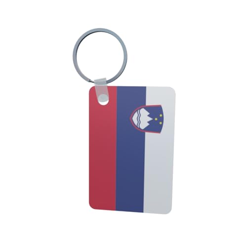 U24 Porte-clés Slovénie en aluminium 50 x 47 mm