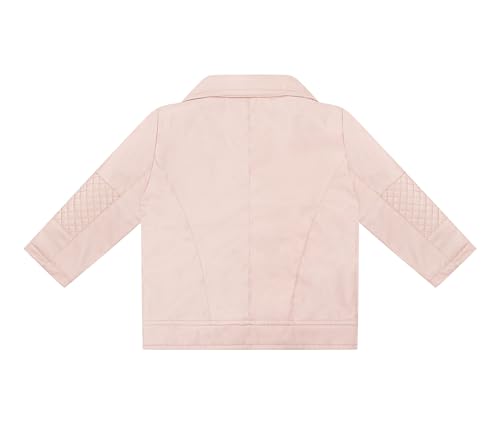 Toddler Baby Boy Girl PU Faux Leather Coat Cool Lapel Oblique Zipper Jackets Spring Fall Winter Outerwear2